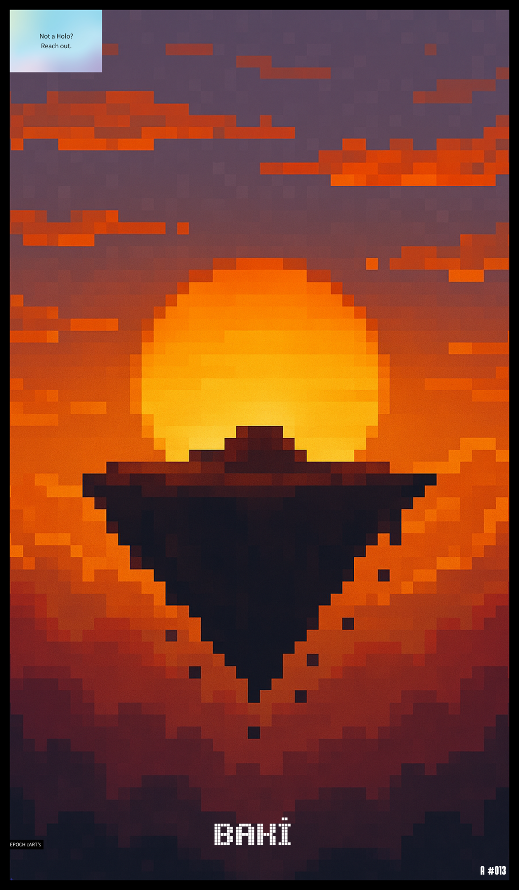 A #007 "Crown Without Peace" and A #013 "Silent Horizon" by BAKI